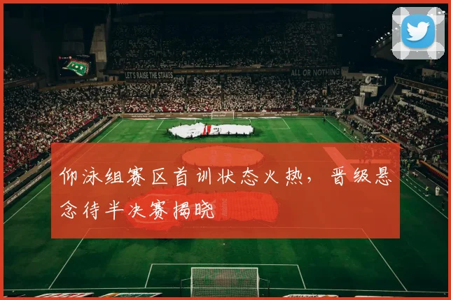 仰泳组赛区首训状态火热，晋级悬念待半决赛揭晓